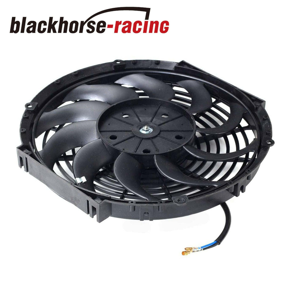 12'' Black Electric Radiator Fan High 1400+CFM Thermostat Wiring