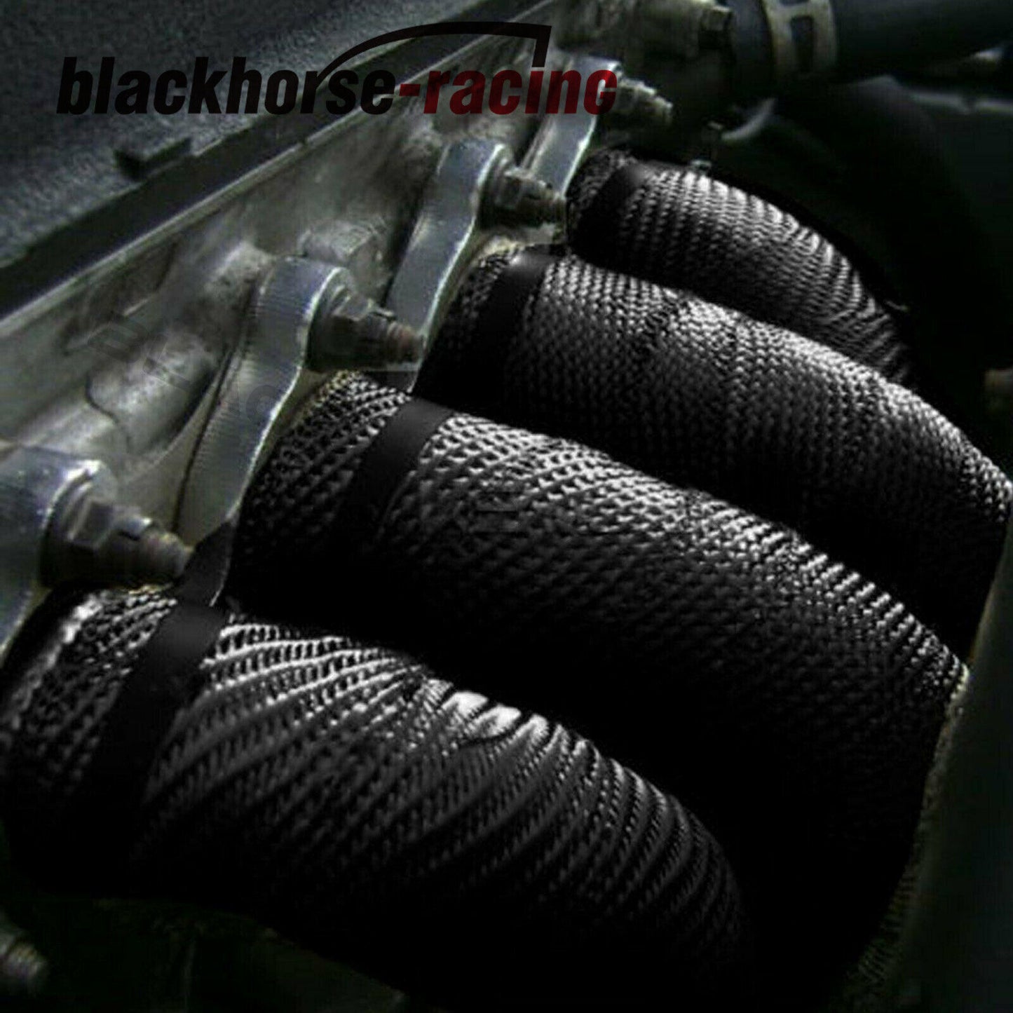 
                  
                    2PCS Black 2"X50ft Header Manifold Exhaust Wrap Fiberglass Roll 20 Ties &Gloves
                  
                