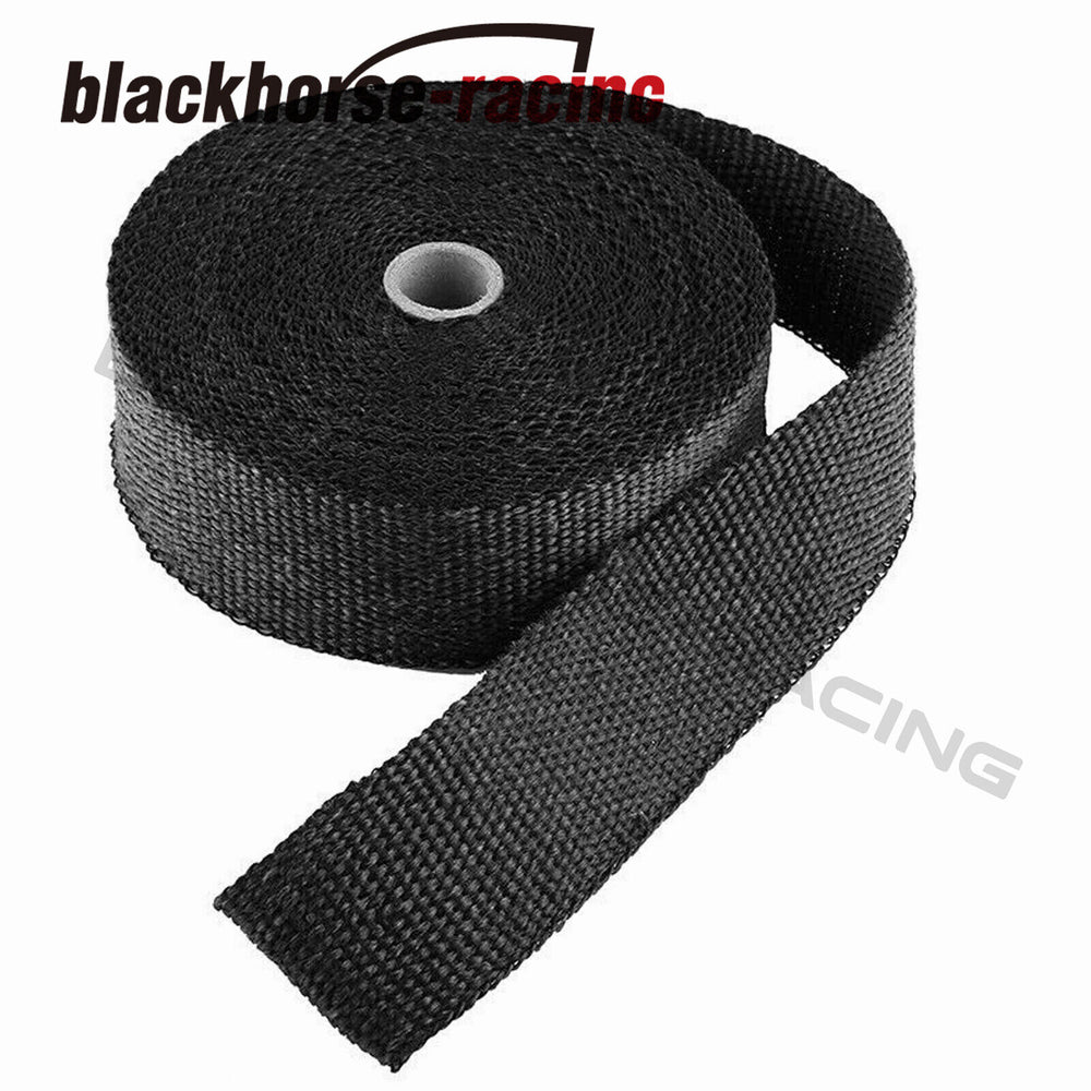 
                  
                    2PCS Black 2"X50ft Header Manifold Exhaust Wrap Fiberglass Roll 20 Ties &Gloves
                  
                