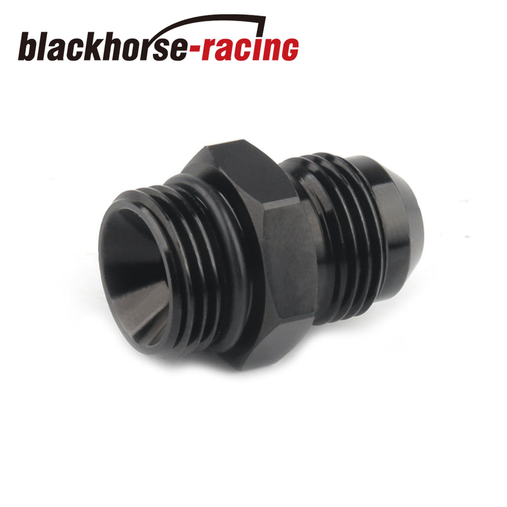 ORB-8 O-ring Boss AN8 8AN to AN8 8AN Male Adapter Fitting Black