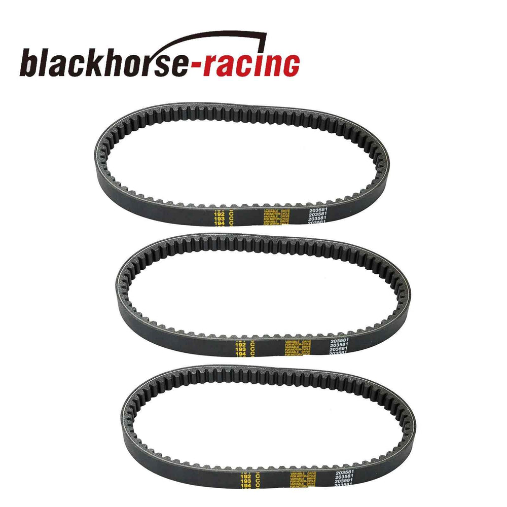 3PC TORQUE CONVERTER BELT 20 Series fit Comet 203581 203581A 203581B 203581C