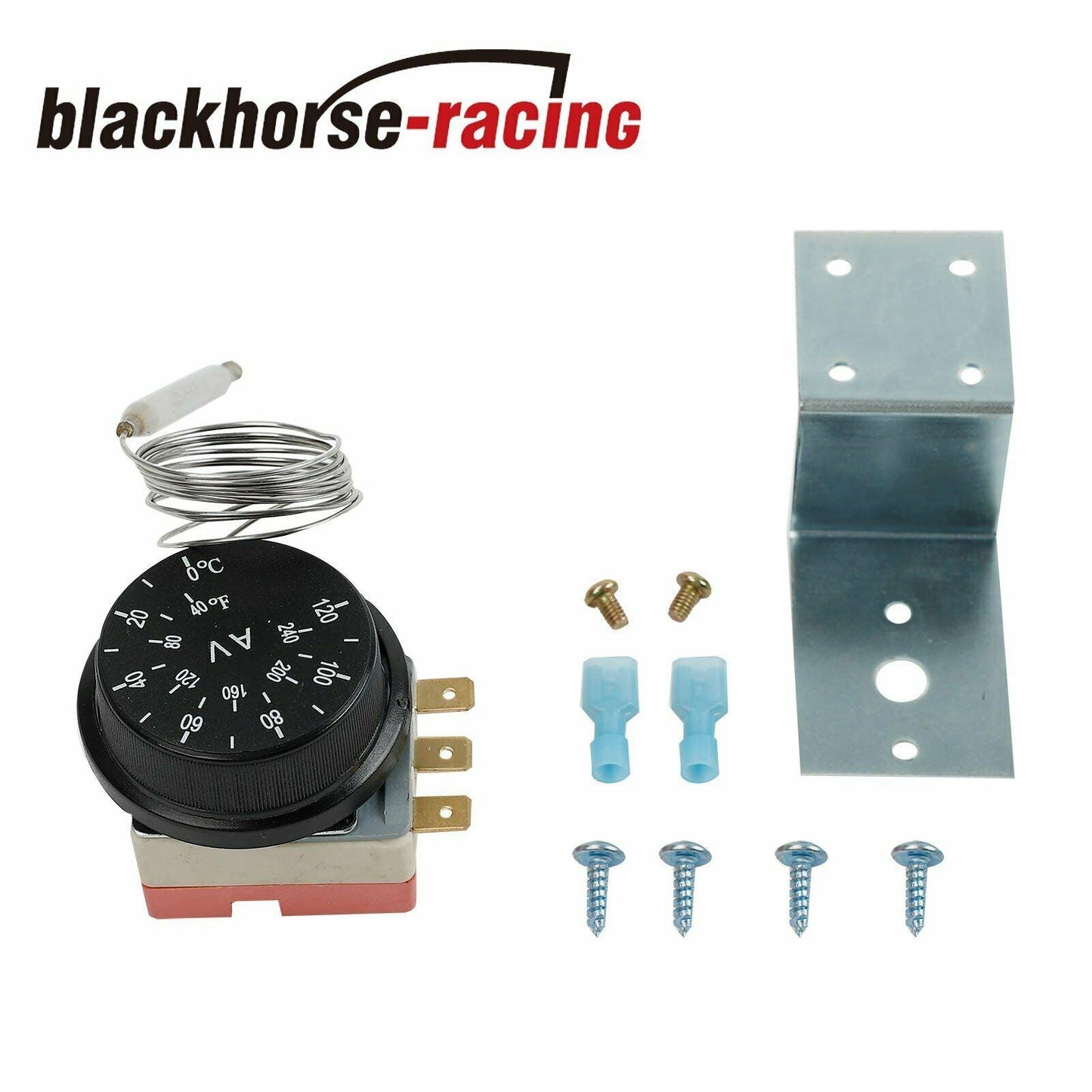 12V ADJUSTABLE AUTOMOTIVE RADIATOR FAN THERMOSTAT SWITCH CAR TEMPERATURE CONTROL - www.blackhorse-racing.com