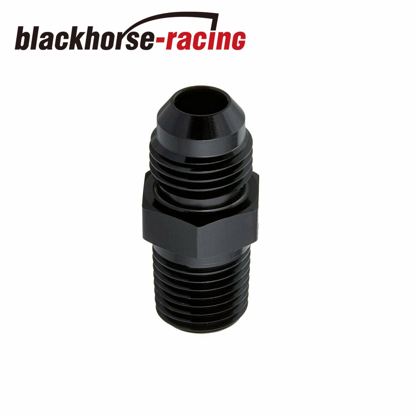 
                  
                    Straight Adapter 6 AN to 1/4 NPT Fitting Black HIGH QUALITY!
                  
                