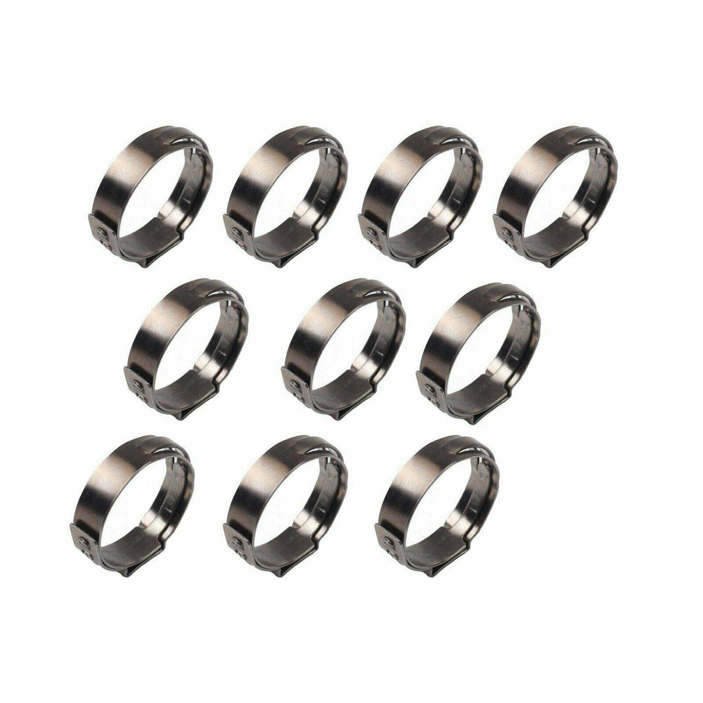 Stainless Steel 10PCS 3/4 inch PEX Clamp Cinch Rings Crimp Pinch Fitting - www.blackhorse-racing.com