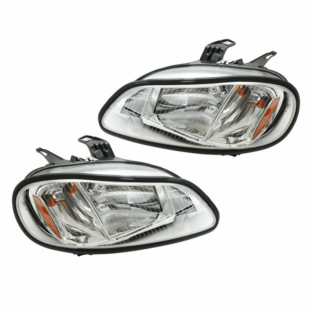 Headlights Headlamps Left & Right Pair Set For 02-18 Freightliner M-2 M2 - www.blackhorse-racing.com