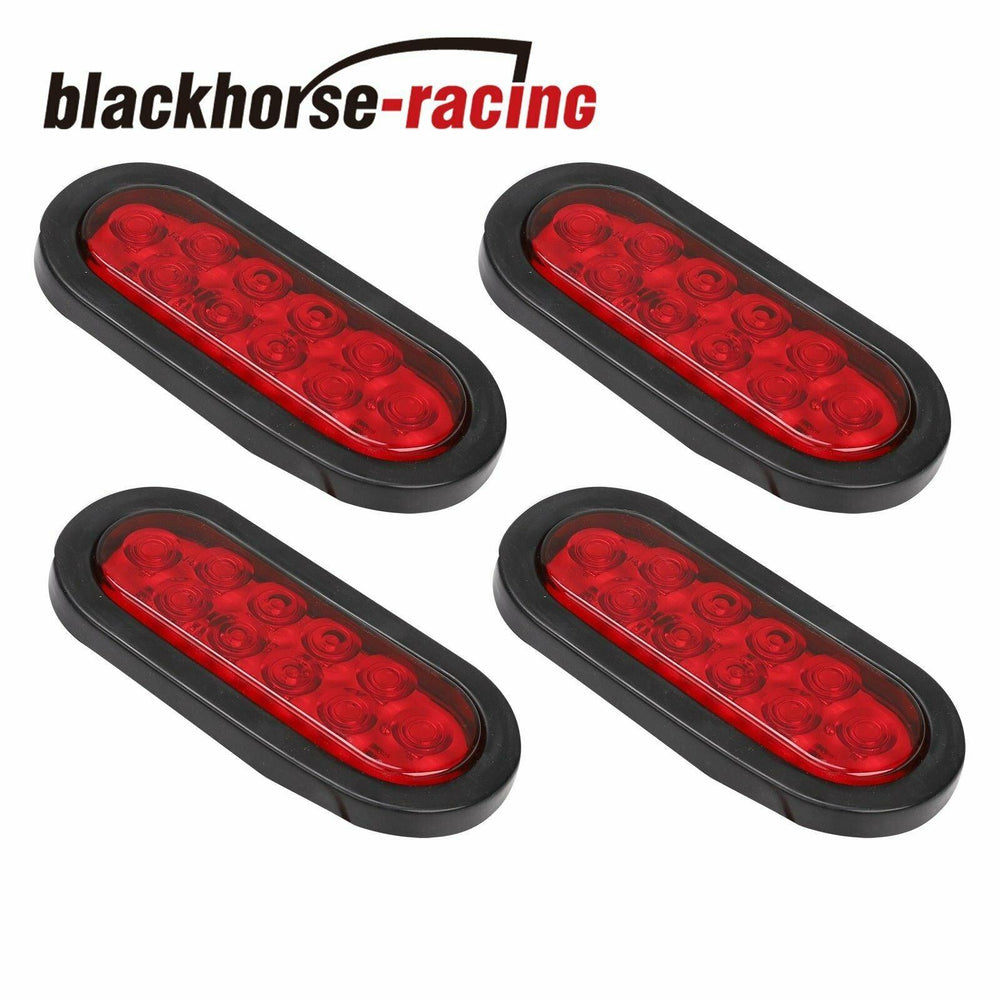 4x Trailer Truck LED Sealed RED 6