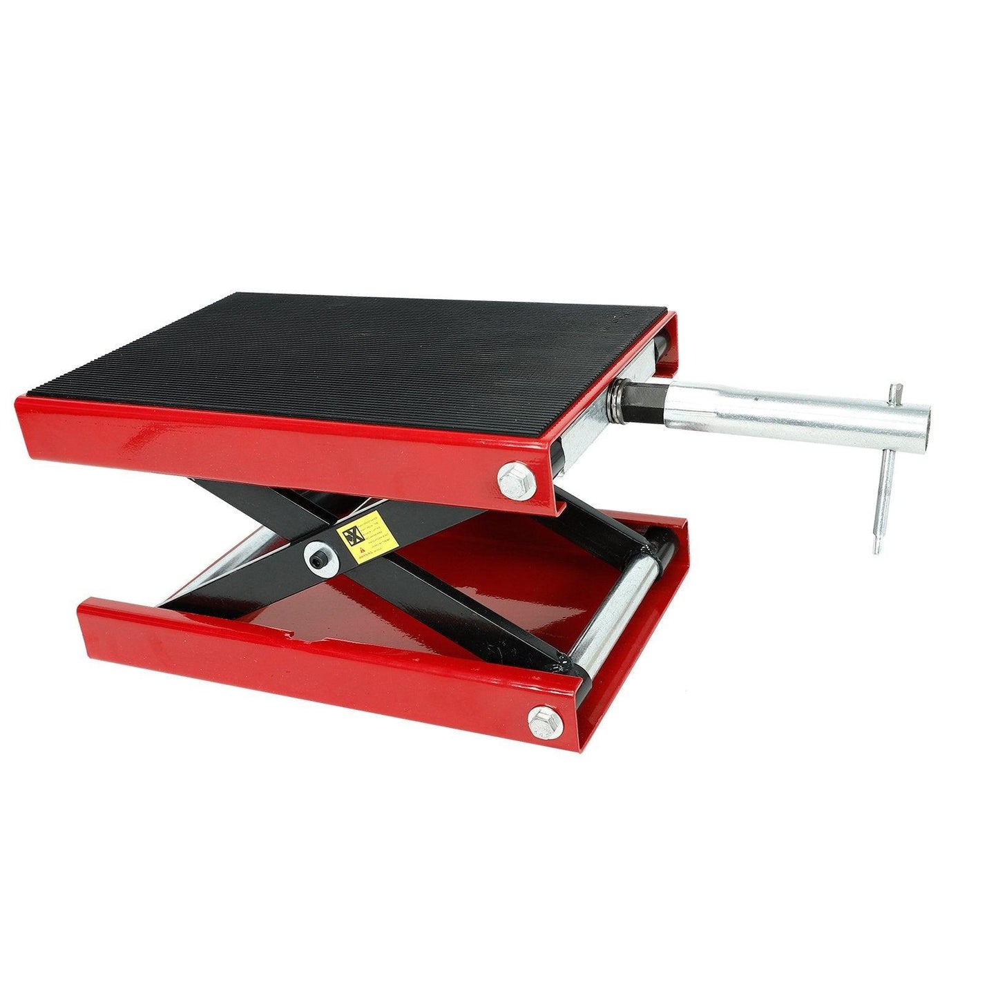 1100lb 9" Wide Deck Motorcycle Center Scissor Lift Jack Hoist Stand Bikes ATV - www.blackhorse-racing.com