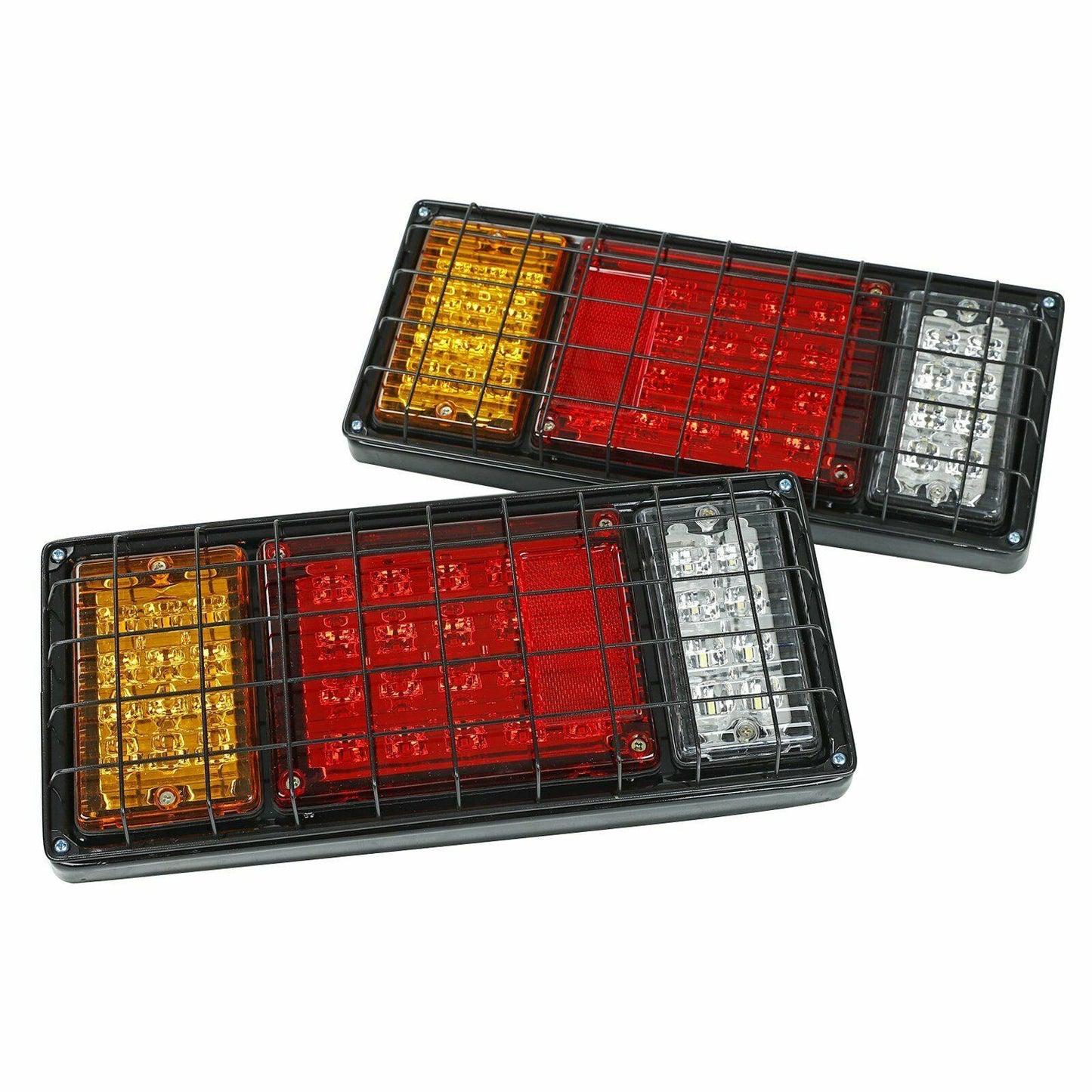 2PC 40 LED Tail Turn Signal Brake Reverse Running Lights Truck Trailer RV Camper - www.blackhorse-racing.com