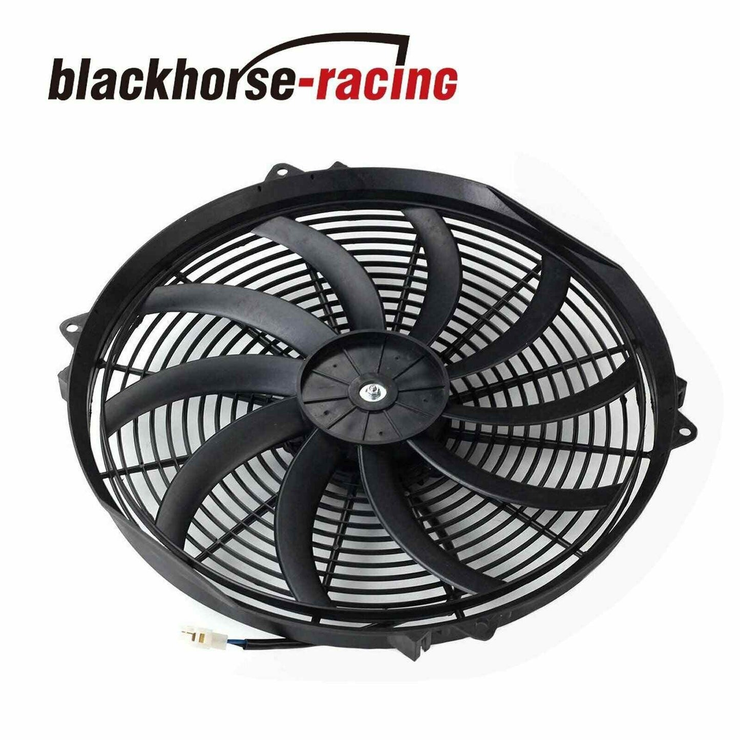 
                  
                    16''Black Electric Radiator Fan High 3000+ CFM Thermostat wiring Switch Relay Kit
                  
                