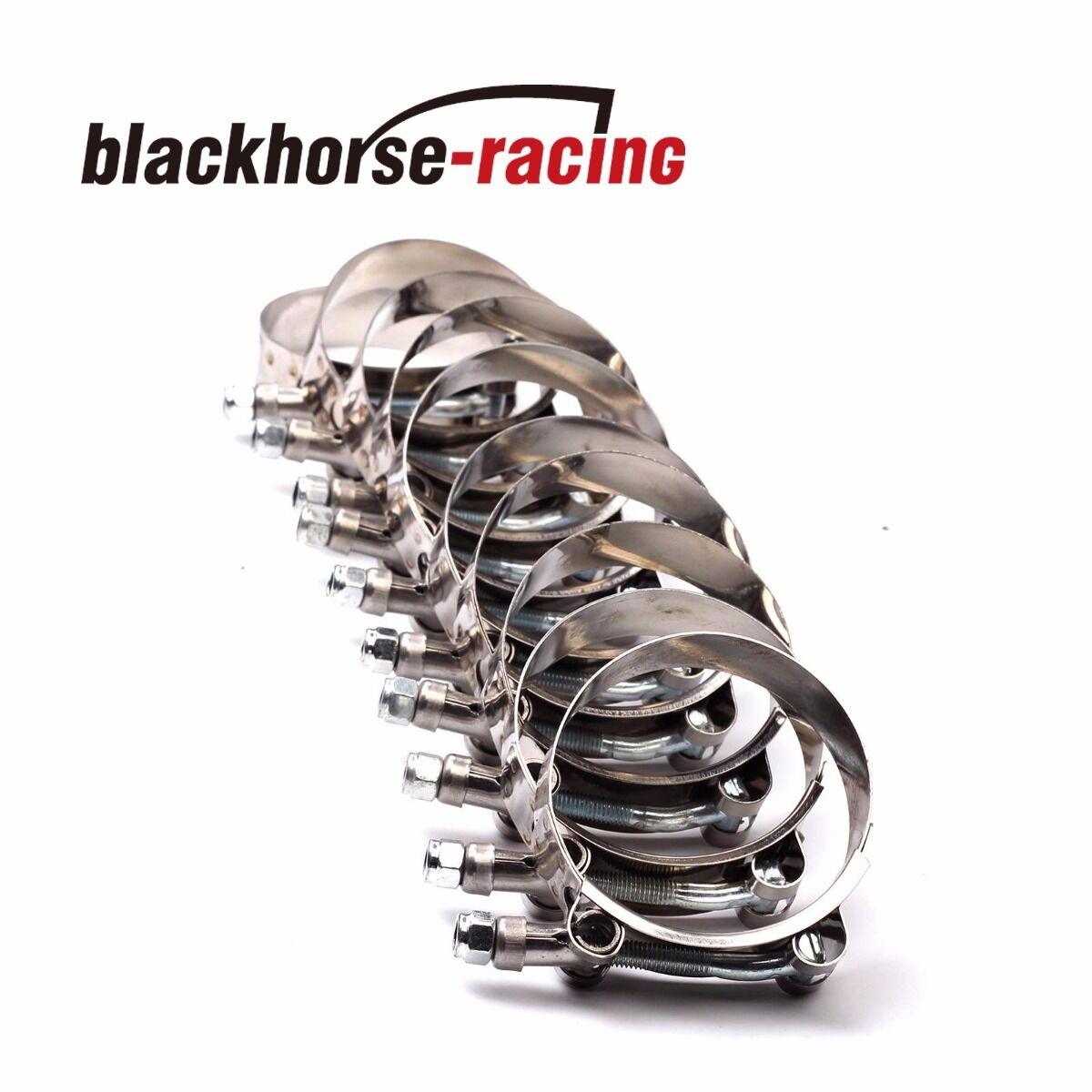 
                  
                    100PCS 2-9/16"(2.87"-3.19") 301 Stainless Steel T Bolt Clamps Clamp 73mm-81mm - www.blackhorse-racing.com
                  
                