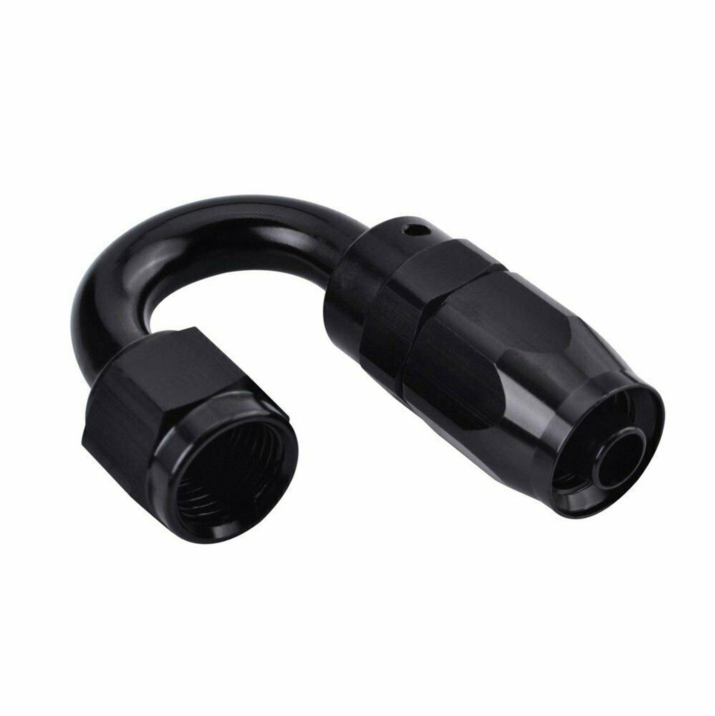 
                  
                    2PC Black AN 8  180 Degree Aluminum Swivel Oil Fuel Line Hose End Fitting 8-AN - www.blackhorse-racing.com
                  
                