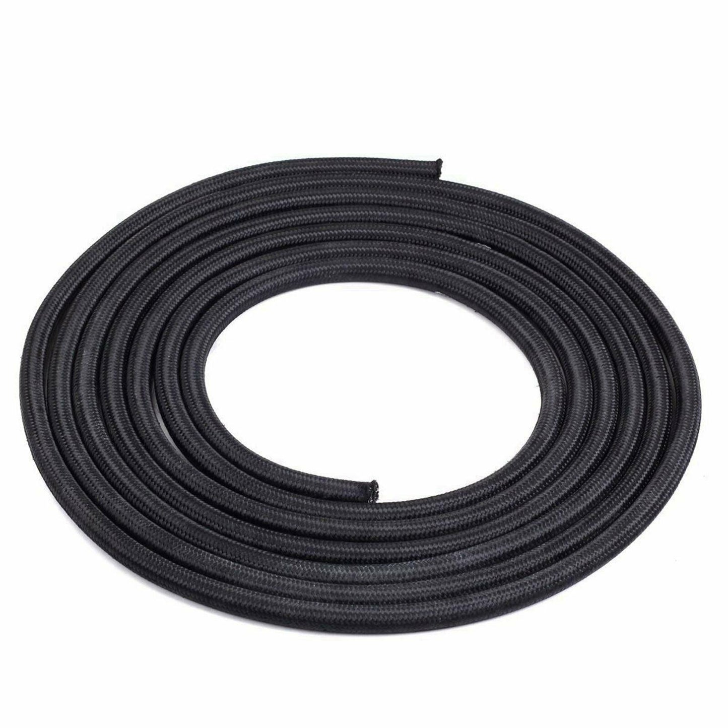 20Feet AN12 -12AN AN-12 Black Nylon Stainless Steel Fuel Gas Oil Water Hose Line - www.blackhorse-racing.com