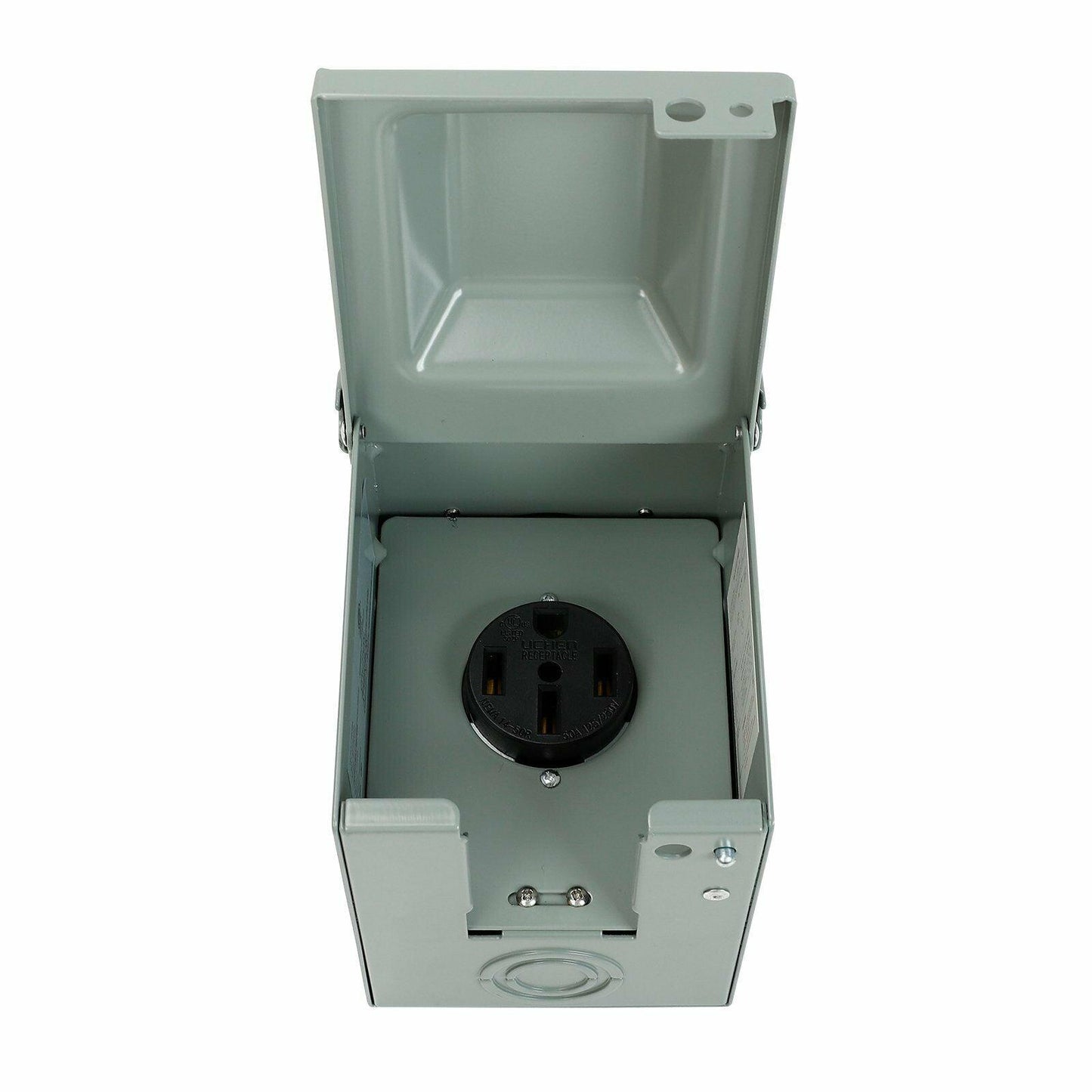 RV Hookup Power Outlet Circuit Breaker Receptacle Box Rainproof Enclosure 50 Amp - www.blackhorse-racing.com