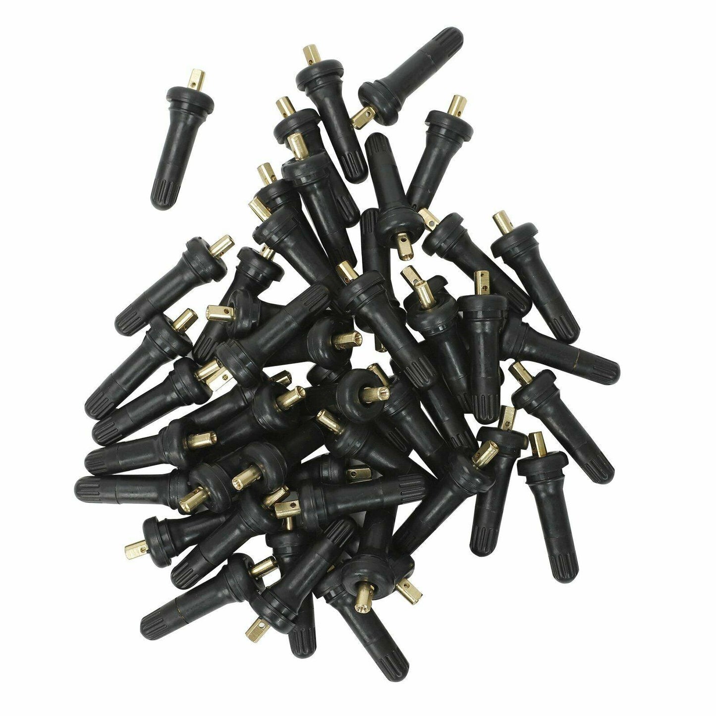 50pcs Rubber Wheel Rim TPMS Tire Pressure Sensor Tire Valve Stem For Chevrolet - www.blackhorse-racing.com