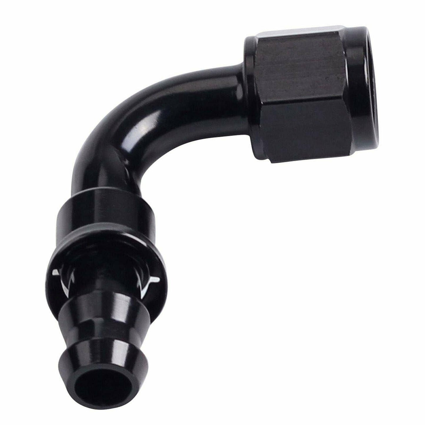 
                  
                    2PC Black AN 4 90 Degree Aluminum Push on Oil Fuel Line Hose End Fitting 4-AN - www.blackhorse-racing.com
                  
                