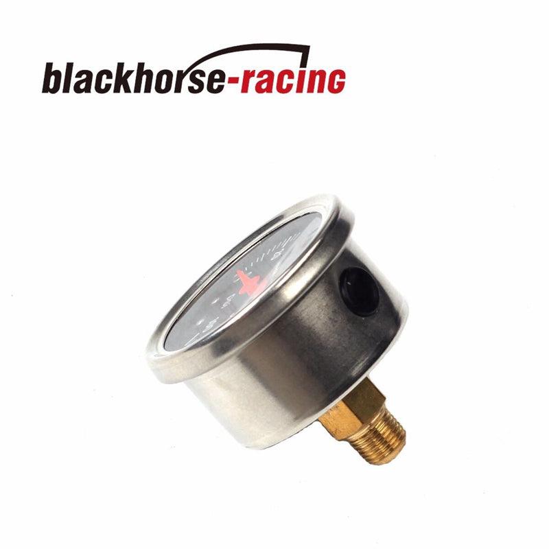 
                  
                    Universal Black Adjustable Fuel Pressure Regulator Gauge with 0-100 PSI New - www.blackhorse-racing.com
                  
                