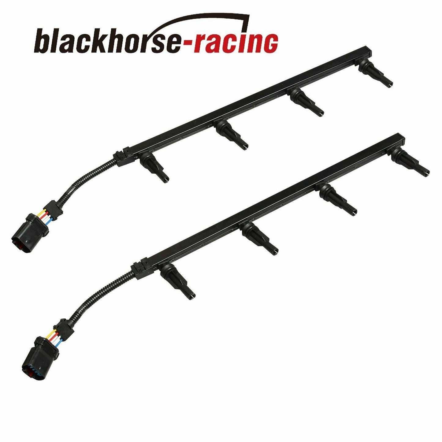 New Glow Plug Set 8 with Harness Fits F250 F350 6.0L 2003 Powerstroke Diesel RX - www.blackhorse-racing.com