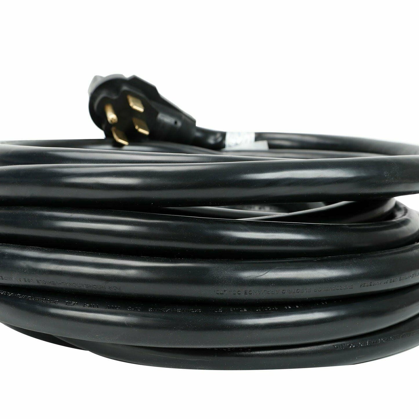 50ft RV Power Extension Cord Supply Cable 6 AWG Weatherproof 50 Amps 125/250V - www.blackhorse-racing.com