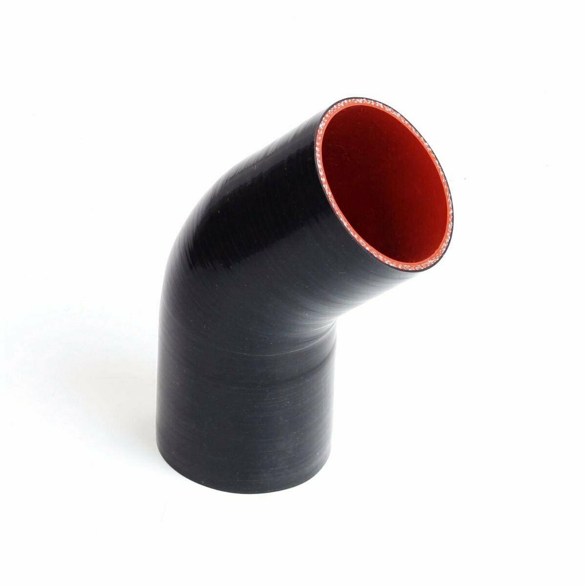 
                  
                    2.5" 4PLY 45 DEGREE ELBOW TURBO/INTERCOOLER/INTAKE SILICONE COUPLER HOSE BKRD - www.blackhorse-racing.com
                  
                