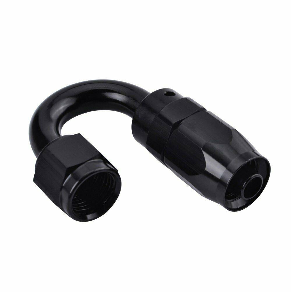 
                  
                    Black AN12 AN-12 180 Degree Swivel Oil/Fuel/Gas Hose Line End Fitting Adapter - www.blackhorse-racing.com
                  
                