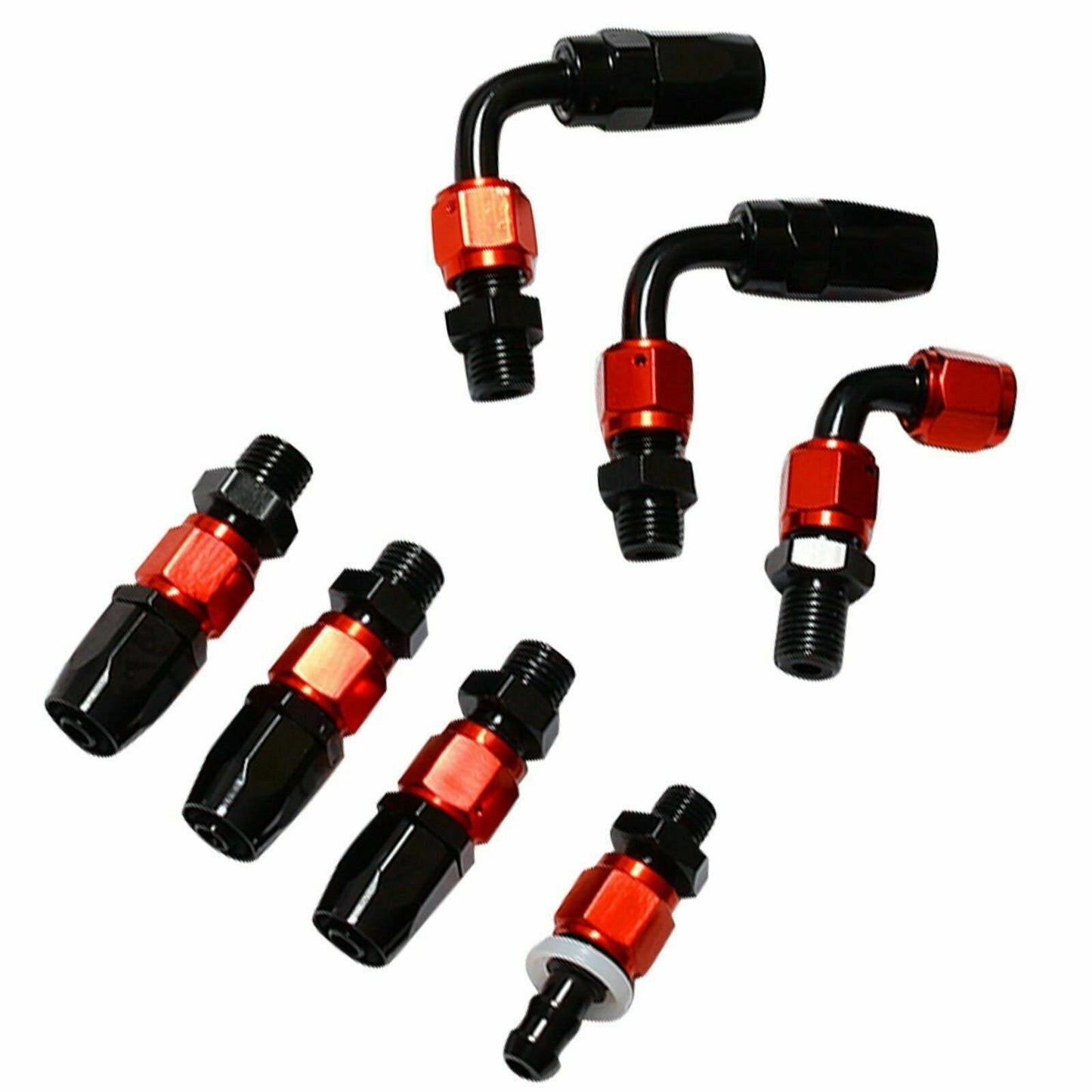 
                  
                    Universal Adjustable Fuel Pressure Regulator Oil 100psi Gauge AN 6 Fitting End - www.blackhorse-racing.com
                  
                