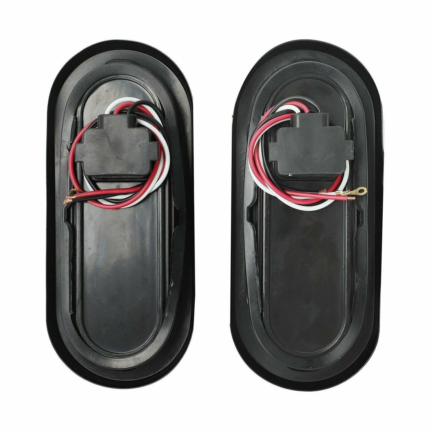 
                  
                    2Pcs 6" 10 LED Oval White Trailer Truck Reverse Backup Tail Light w/Grommet Plug - www.blackhorse-racing.com
                  
                