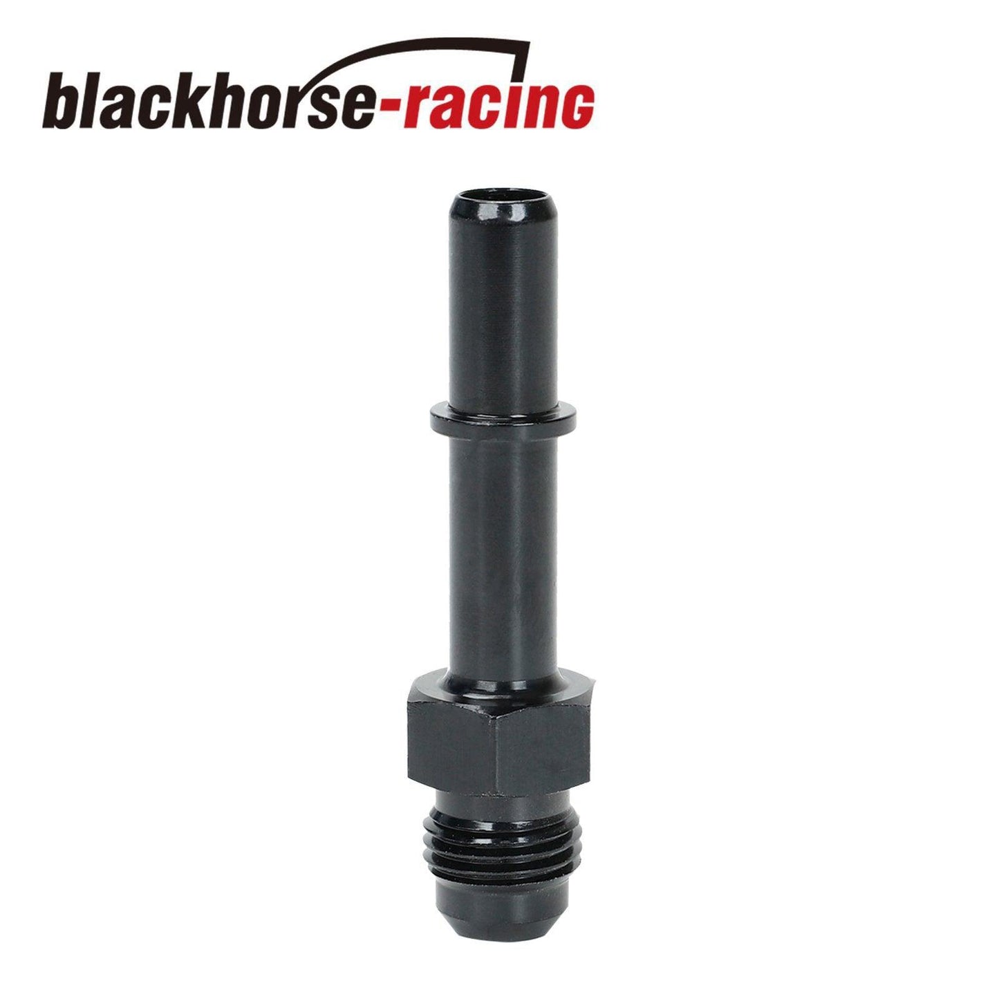 
                  
                    Black 640940 Fuel Adapter Fitting -6AN AN6 to 3/8 GM Quick Connect Male EFI - www.blackhorse-racing.com
                  
                