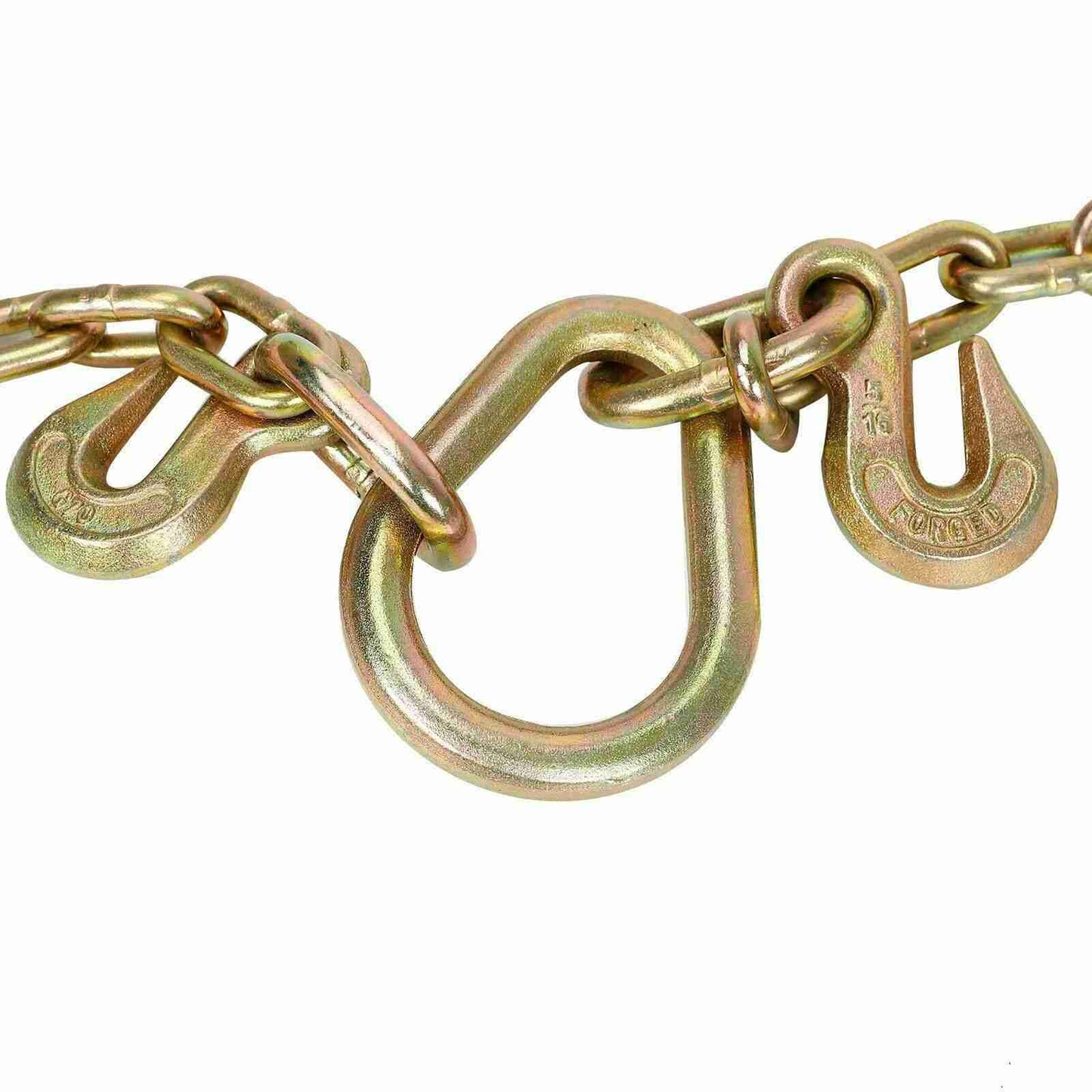 
                  
                    G70 Wrecker V Bridle Tow Chain 2' Legs 15" J Hook Tow Rollback Carrier Hauler
                  
                