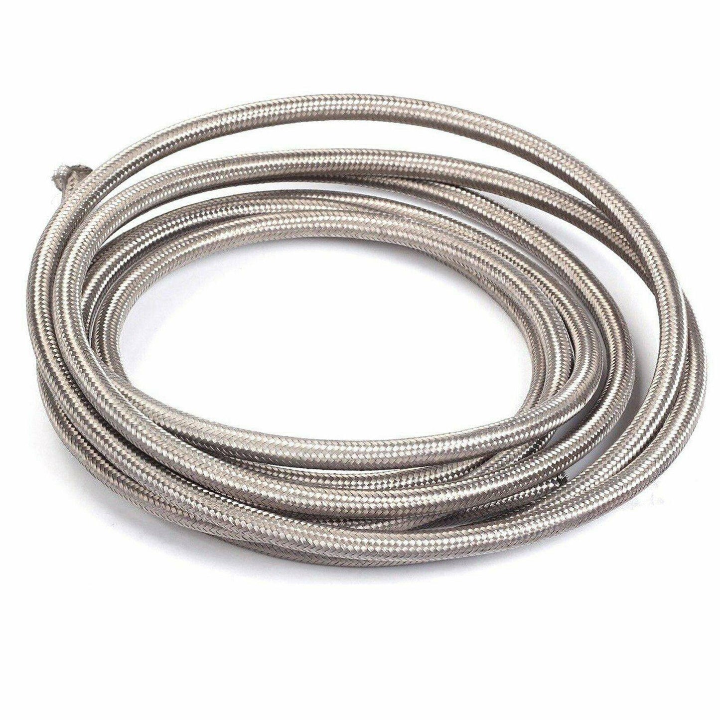 
                  
                    20 Feet AN8 -8AN AN-8 Silver Nylon Stainless Steel Fuel Gas Oil Water Hose Line - www.blackhorse-racing.com
                  
                