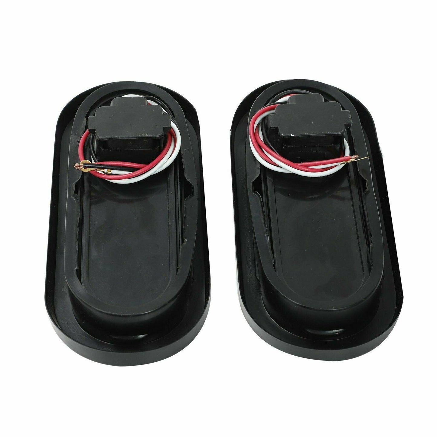 
                  
                    2Pcs 6" 10 LED Oval White Trailer Truck Reverse Backup Tail Light w/Grommet Plug - www.blackhorse-racing.com
                  
                