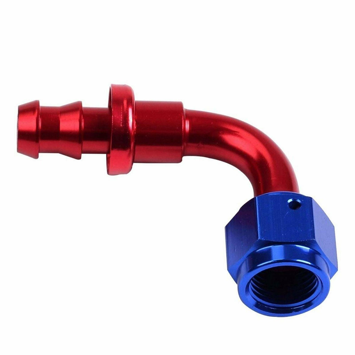 
                  
                    AN6 Red&Blue 90 Degree Push Lock Hose End Fitting Adapter Fuel Oil Line -6AN - www.blackhorse-racing.com
                  
                