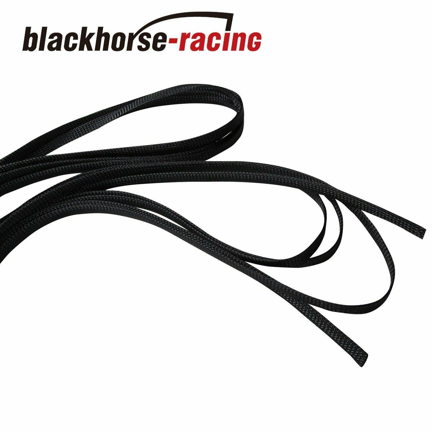 
                  
                    100 FT 3/8" Expandable Wire Cable Sleeving Sheathing Braided Loom Tubing Black - www.blackhorse-racing.com
                  
                