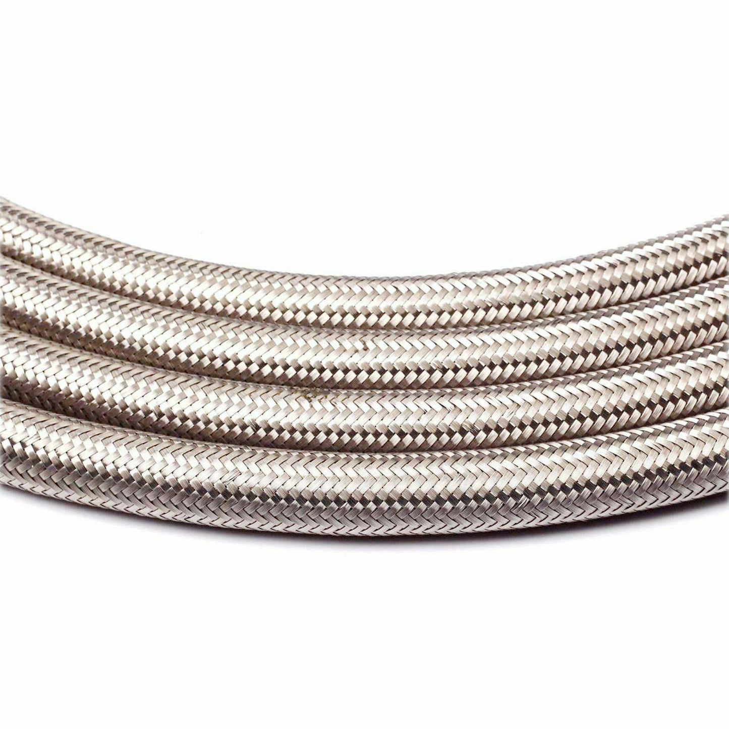 
                  
                    20 Feet AN8 -8AN AN-8 Silver Nylon Stainless Steel Fuel Gas Oil Water Hose Line - www.blackhorse-racing.com
                  
                