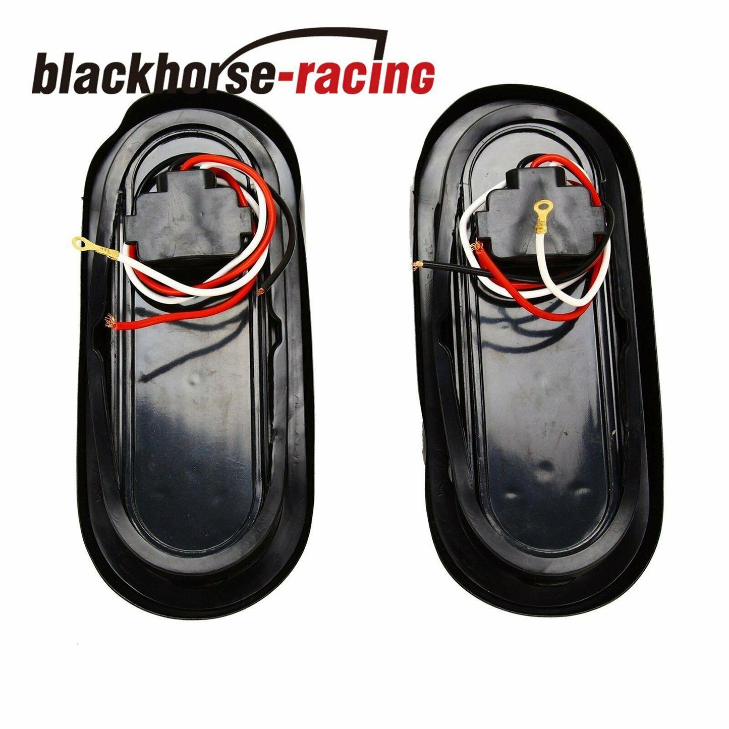 
                  
                    (6) 6" 24-LED Oval Truck Trailer Stop Turn Tail Brake Sealed Lights Grommet - www.blackhorse-racing.com
                  
                