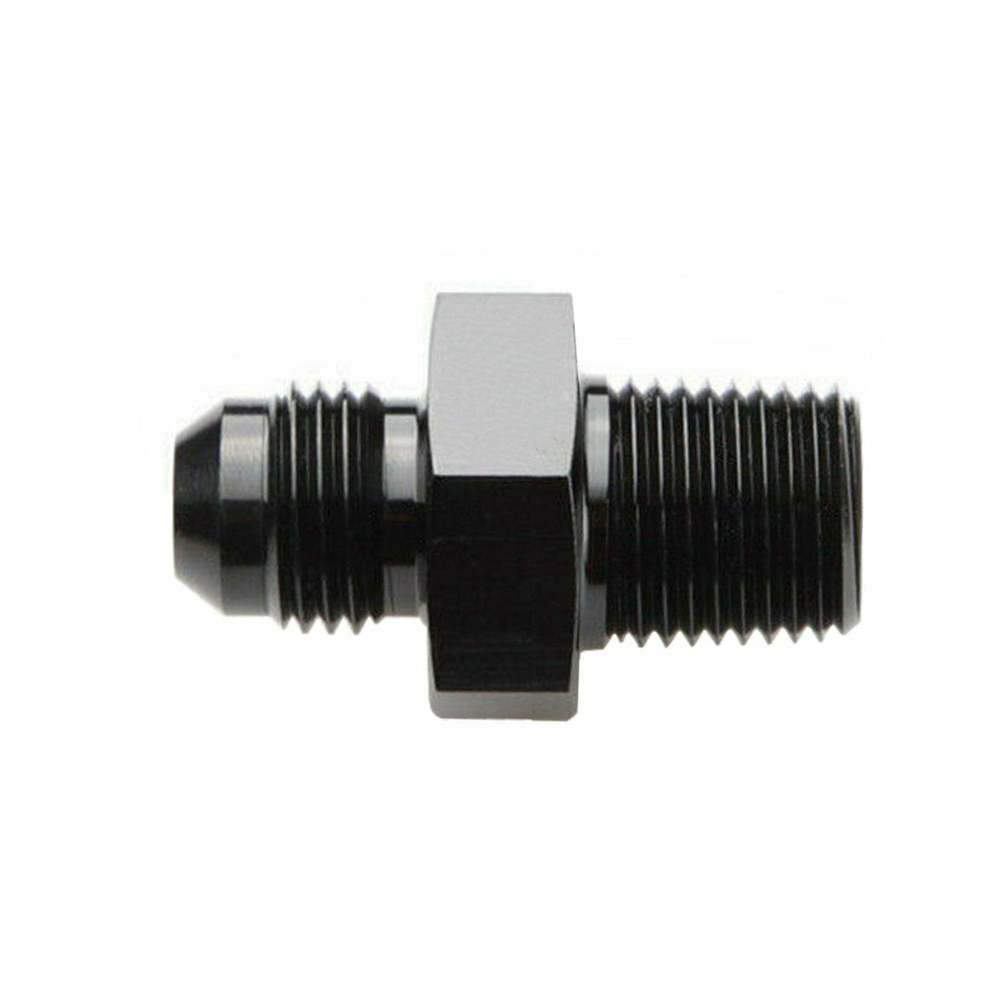 
                  
                    Universal 6 AN to 3/8 NPT Fitting Straight Black For Fuel Oil Hose Black - www.blackhorse-racing.com
                  
                