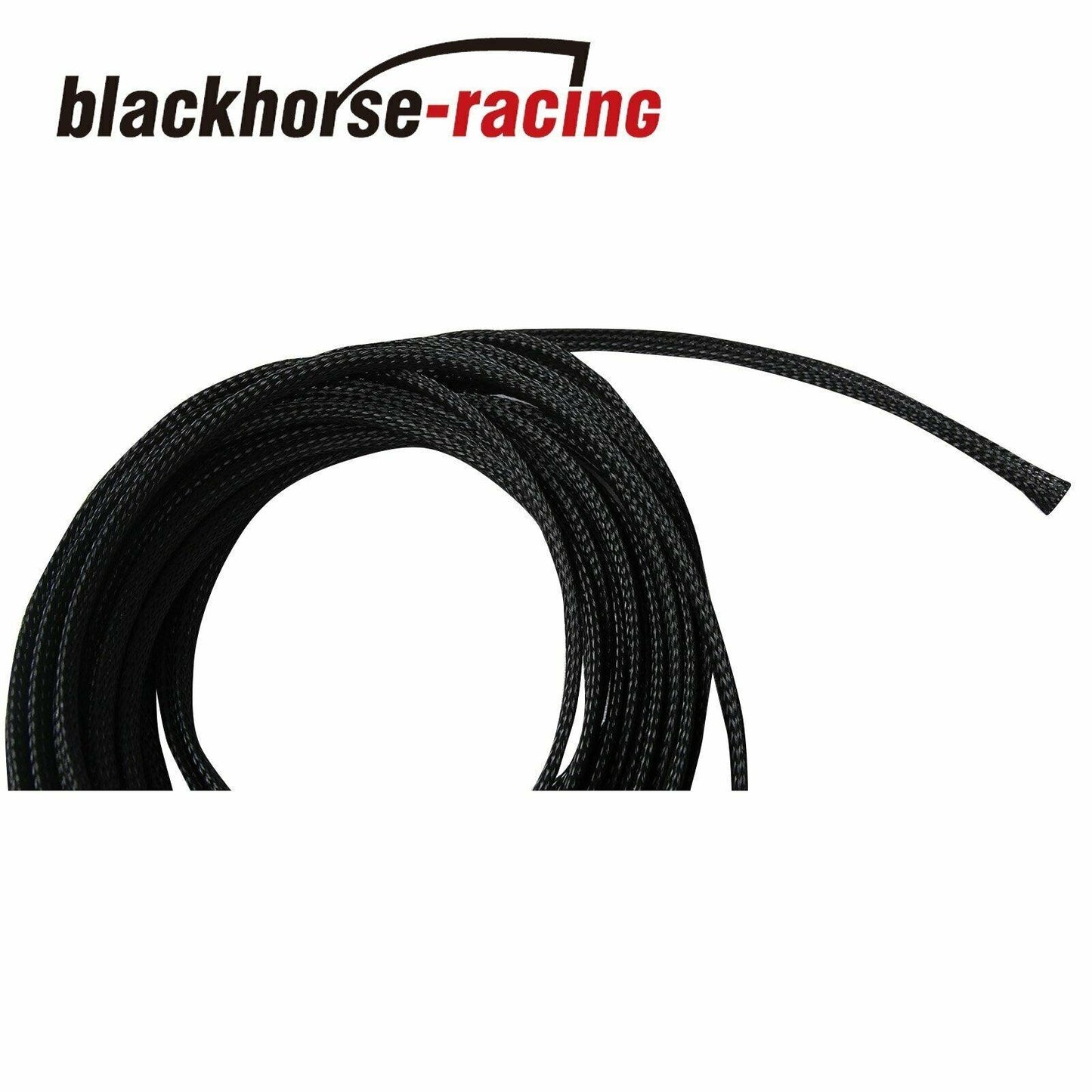 
                  
                    100 FT 1/4" Expandable Wire Cable Sleeving Sheathing Braided Loom Tubing Black - www.blackhorse-racing.com
                  
                