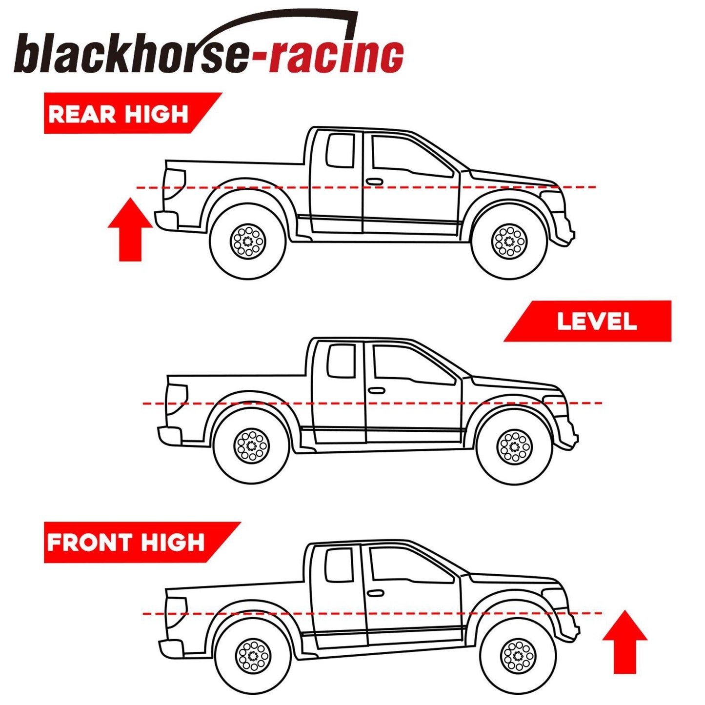 
                  
                    3'' Front & 2'' Rear Leveling Lift Kit Fit 2003-2013 Dodge Ram 2500 3500 4x4 4WD - www.blackhorse-racing.com
                  
                