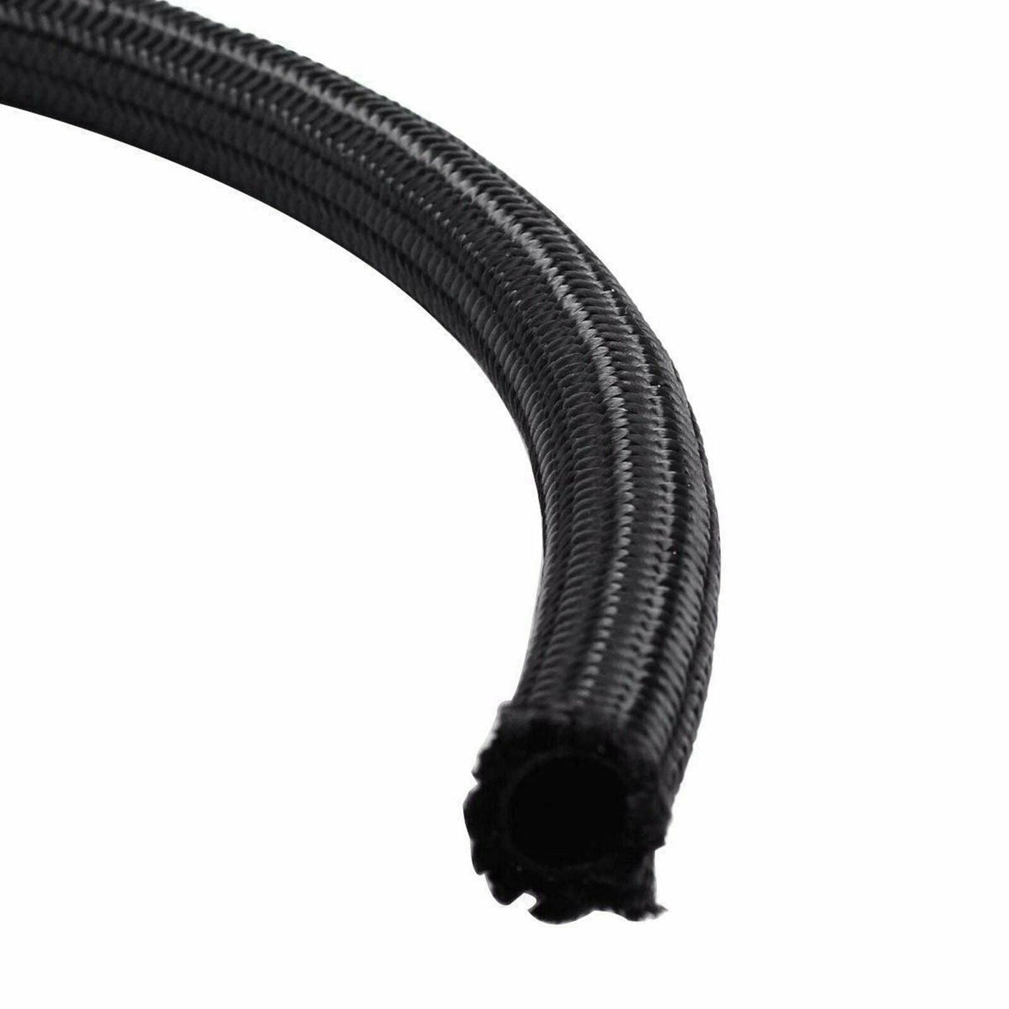 
                  
                    20Feet AN12 -12AN AN-12 Black Nylon Stainless Steel Fuel Gas Oil Water Hose Line - www.blackhorse-racing.com
                  
                