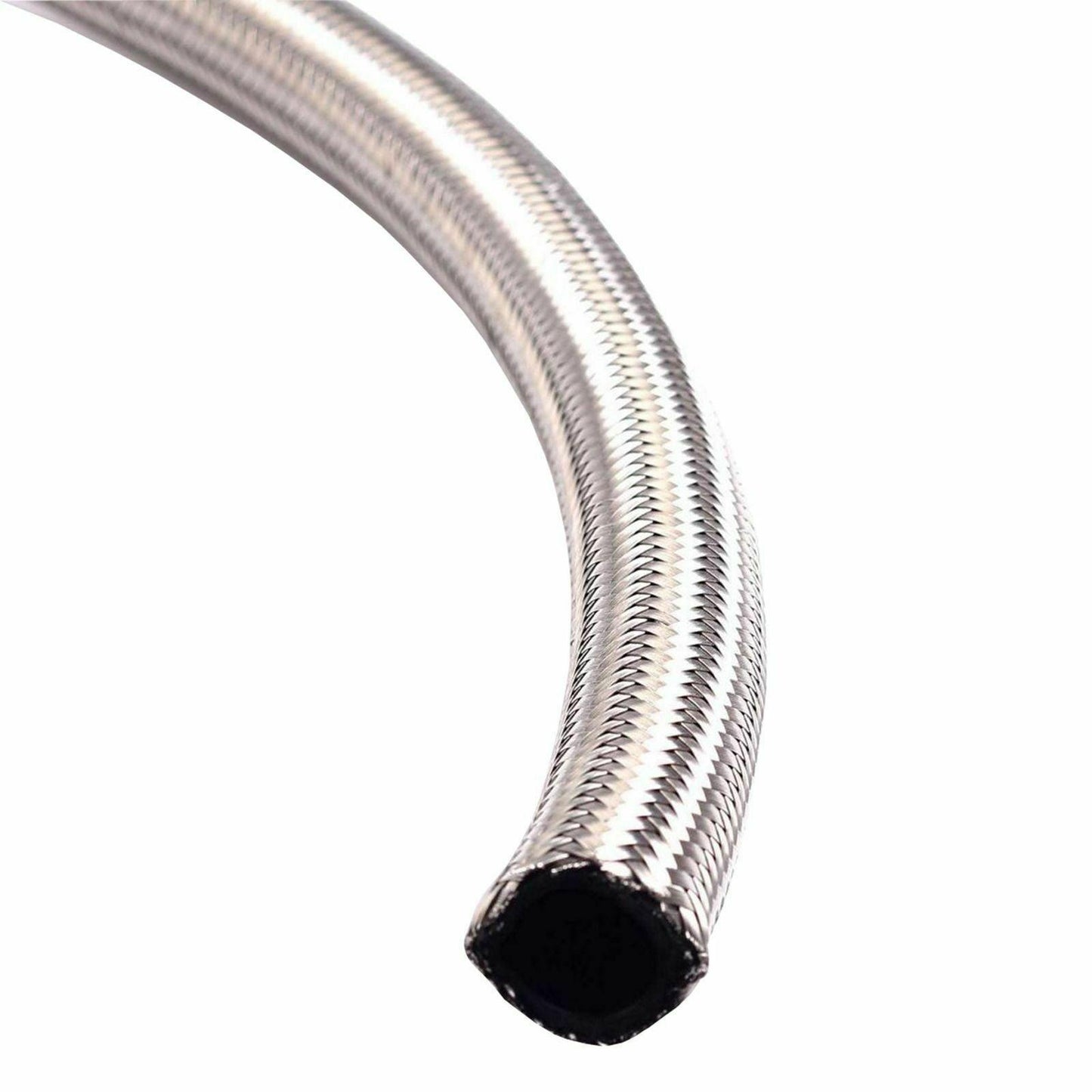 
                  
                    20 Feet AN8 -8AN AN-8 Silver Nylon Stainless Steel Fuel Gas Oil Water Hose Line - www.blackhorse-racing.com
                  
                