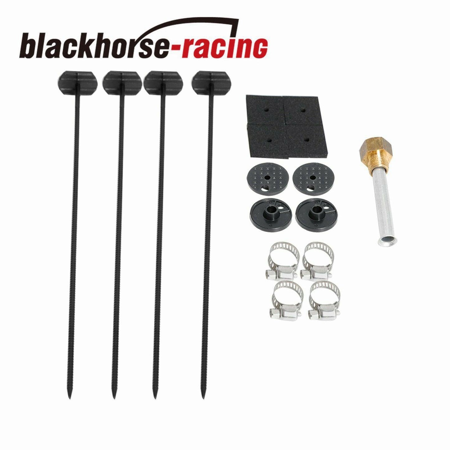 
                  
                    Aluminum 15-1/2'' Transmission Oil Cooler & Radiator Mounting KIt Universal - www.blackhorse-racing.com
                  
                