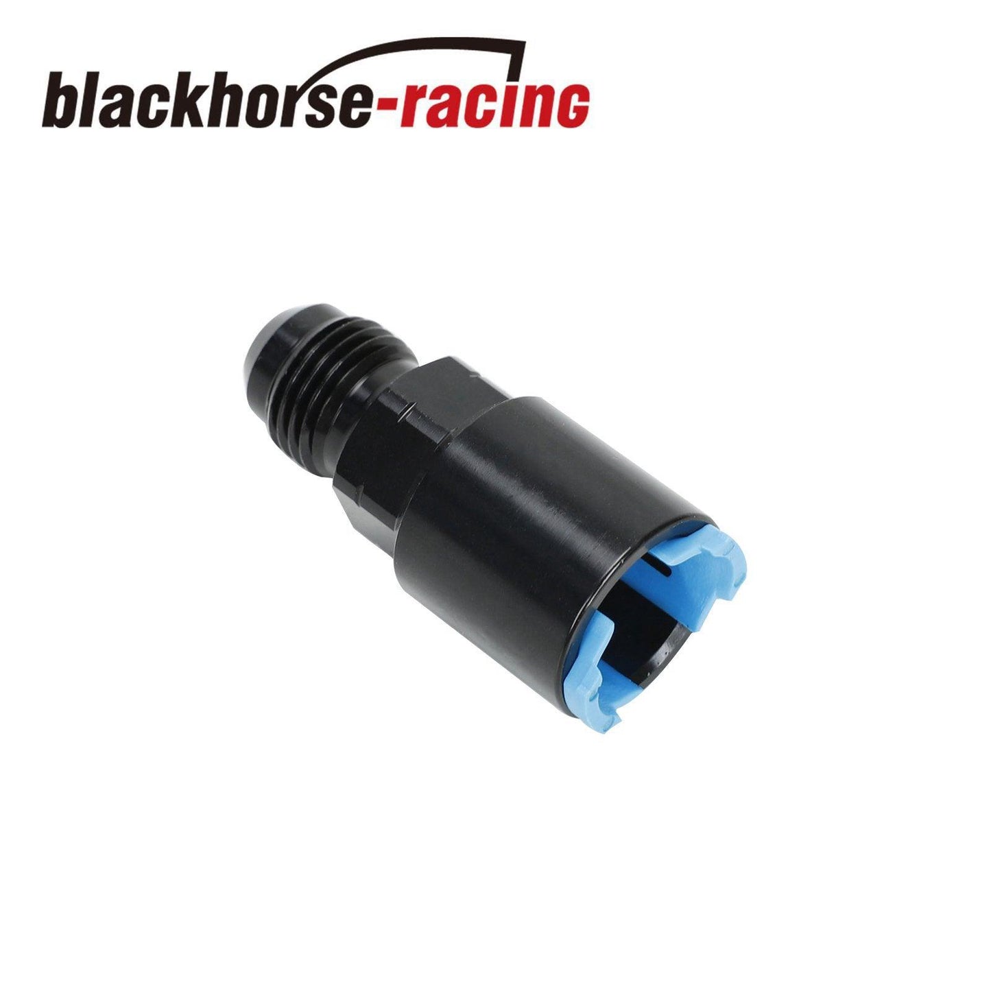 
                  
                    644123 Fuel Adapter Fitting EFI -6AN Male to 3/8 GM Quick Connect w/ Clip Female - www.blackhorse-racing.com
                  
                