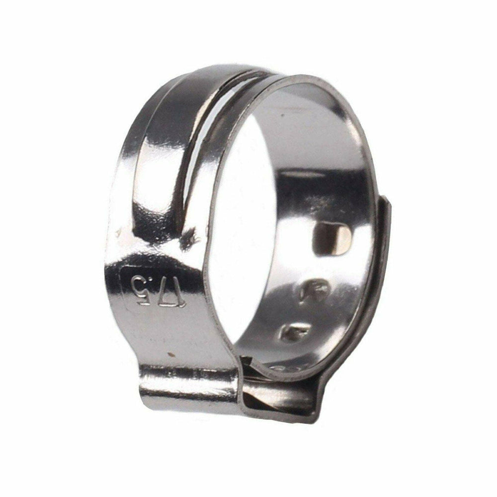 10X 1/2 PEX Stainless Steel Clamp Cinch Rings Crimp Pinch Fitting - www.blackhorse-racing.com