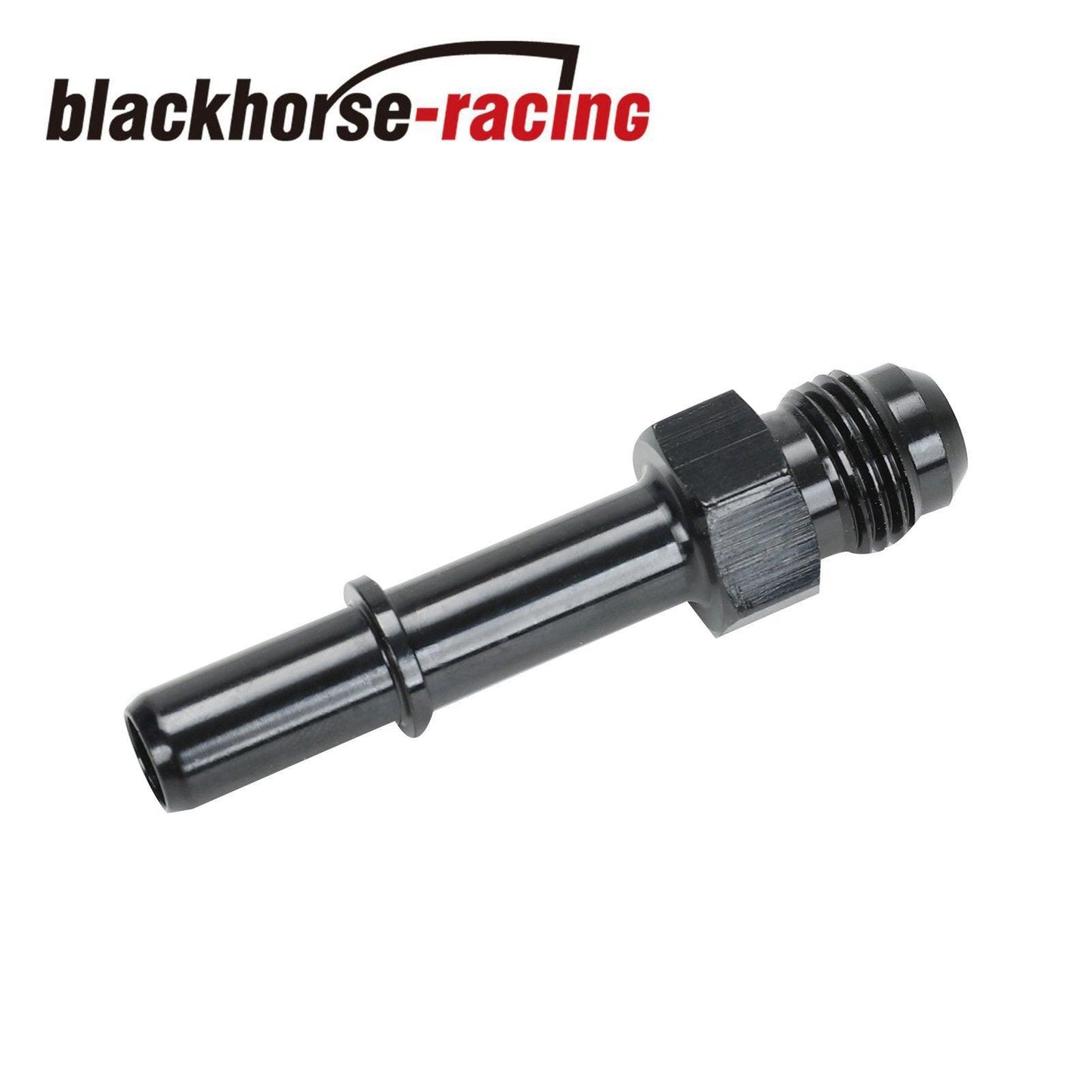 
                  
                    Black 640940 Fuel Adapter Fitting -6AN AN6 to 3/8 GM Quick Connect Male EFI - www.blackhorse-racing.com
                  
                