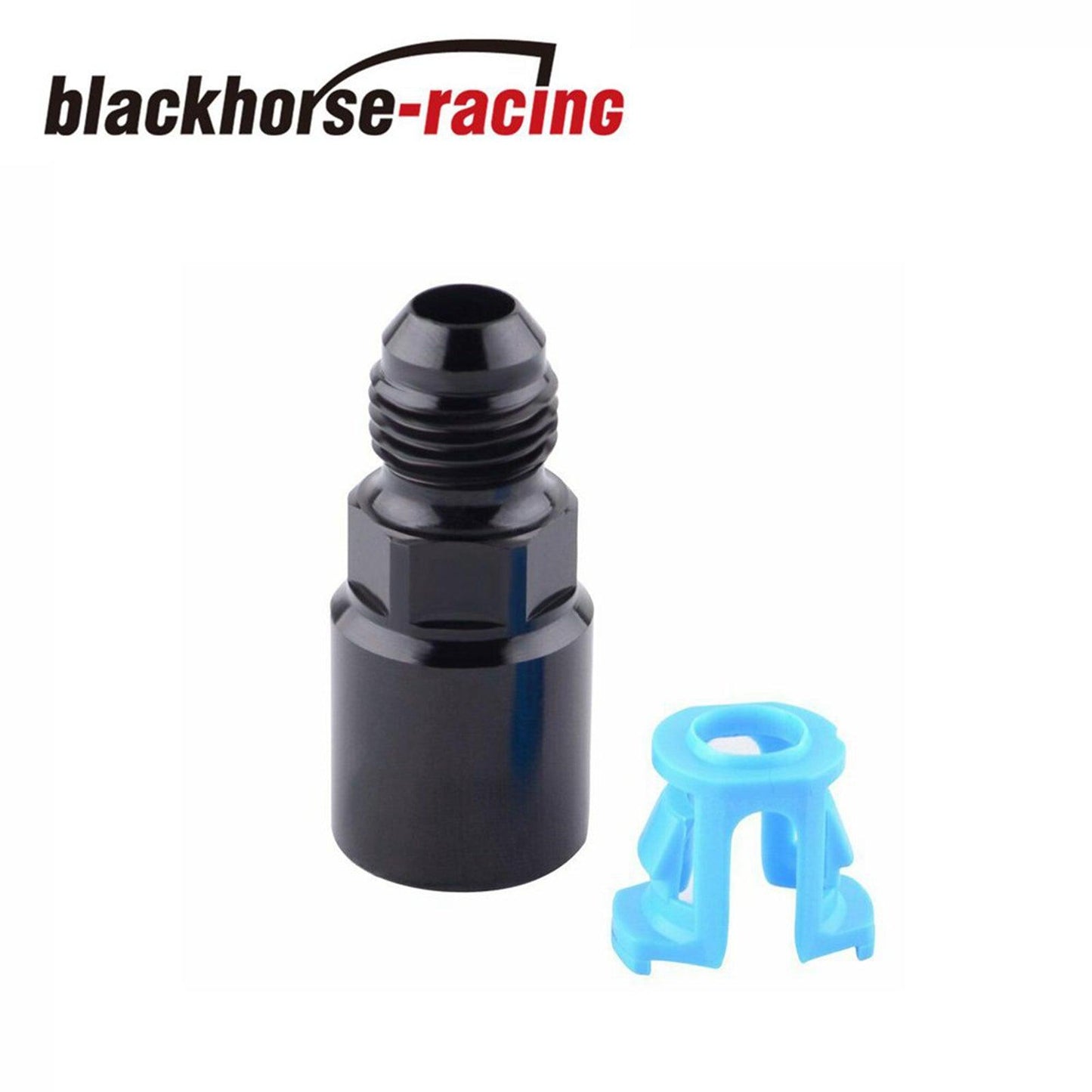 
                  
                    644123 Fuel Adapter Fitting EFI -6AN Male to 3/8 GM Quick Connect w/ Clip Female - www.blackhorse-racing.com
                  
                