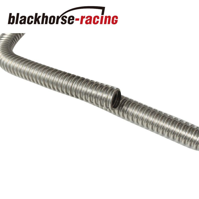 
                  
                    Universal Fitment 44'' Chrome Stainless heated hose with Chrome Caps - www.blackhorse-racing.com
                  
                