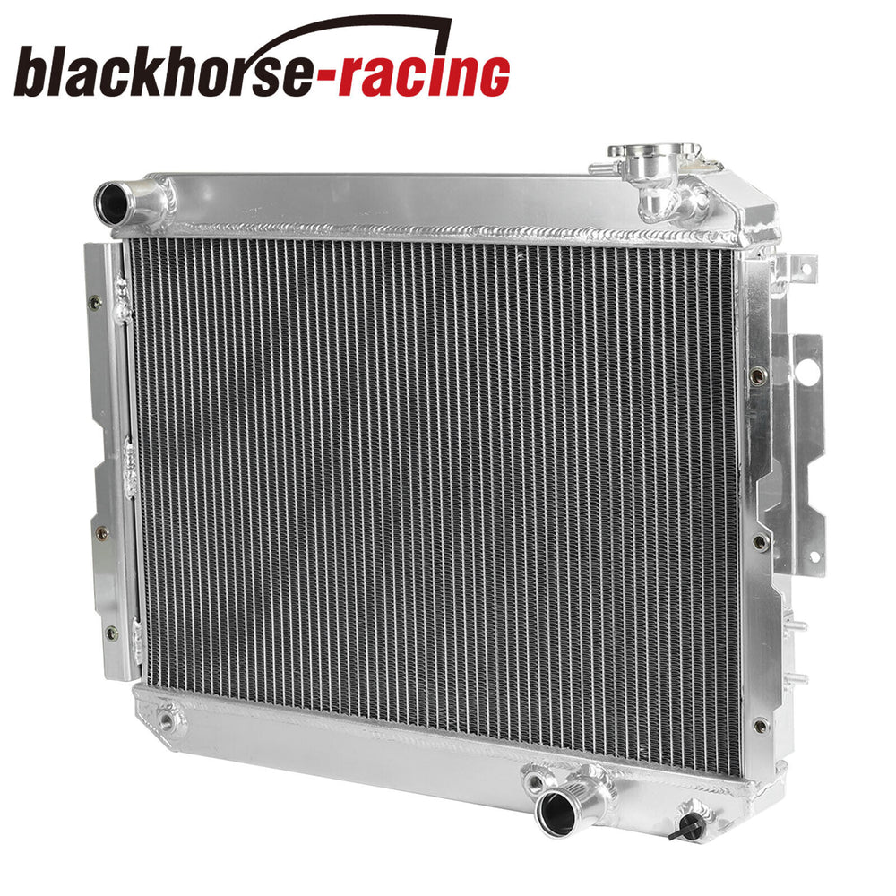 3Row Aluminum Core Radiator For 81-90 Toyota Land Cruiser FJ65 FJ60 3.4L 4.2L l6