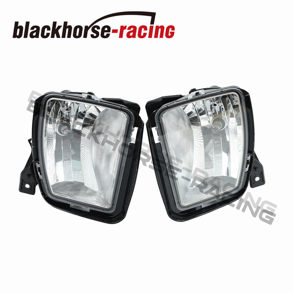 1 Pair Fog Light for 13-18 Dodge Ram 1500 Pickup Bumper Driving Lamps Smoke Lens