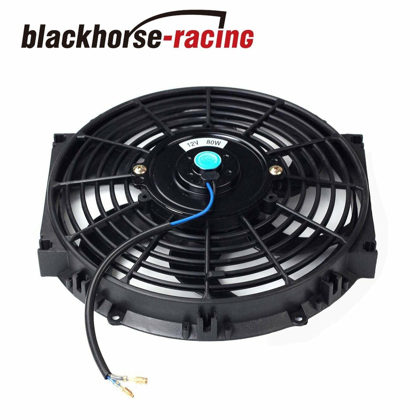 
                  
                    2X 10'' Electric Radiator Cooling Fan w/ & Thermostat Relay & Mounting Kits Black - www.blackhorse-racing.com
                  
                