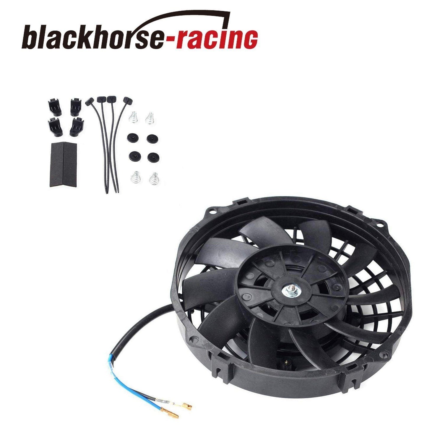 
                  
                    2X 7'' Electric Radiator Cooling Fan+Thermostat Relay Install Kit Black - www.blackhorse-racing.com
                  
                