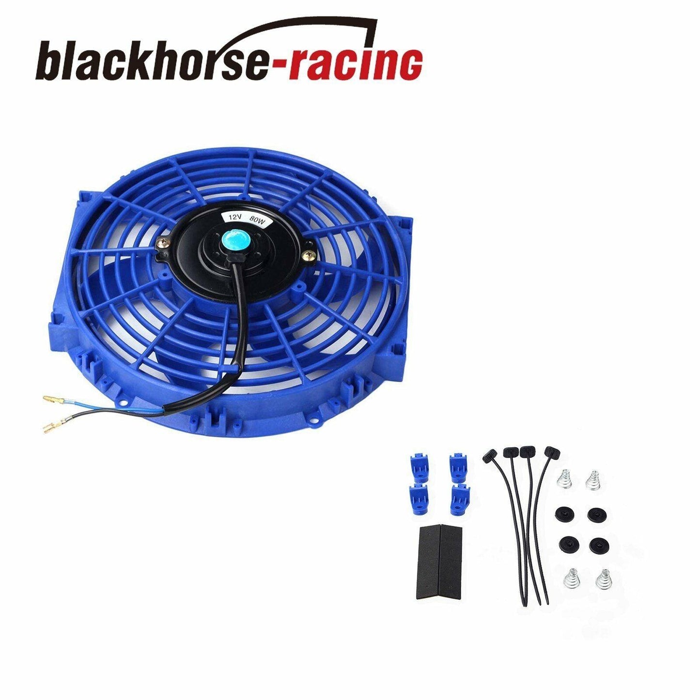 
                  
                    10'' ELECTRIC RADIATOR/ENGINE COOLING FAN+MOUNTING ZIP TIE KIT BLUE UNIVERSAL10'' - www.blackhorse-racing.com
                  
                